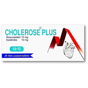 CHOLEROSE PLUS 10 / 10 MG ( ROSUVASTATIN / EZETIMIBE ) 14 FILM-COATED TABLETS